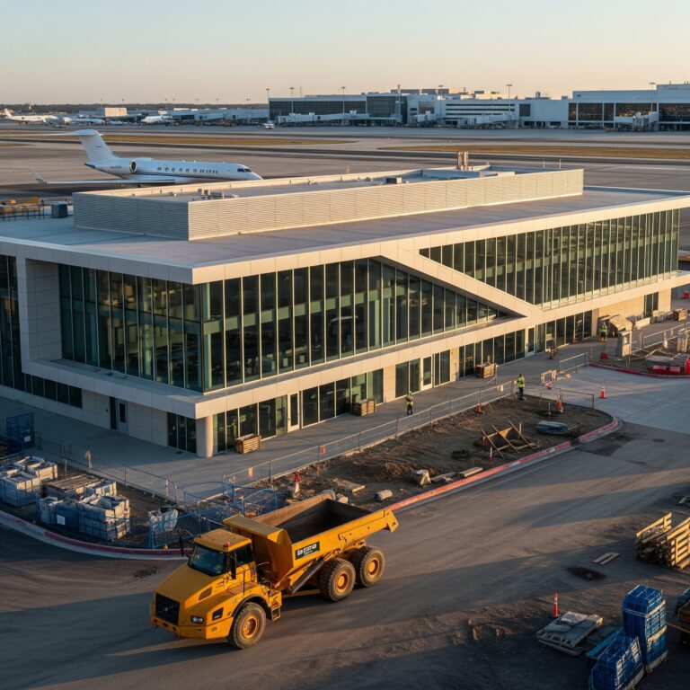 Breaking News: Dump Trucks Get Their Wings! New Customs Facility Lands at Fulton County Executive Airport, Bringing a Payload of Work